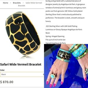 Angelique de Paris 925 "Safari" Bracelet
